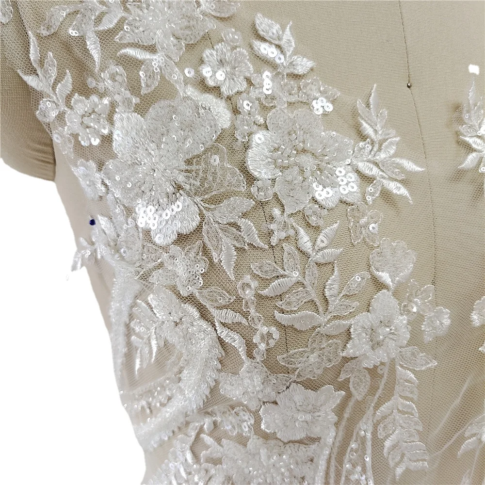 Новый бисер с блестками, круже – обзор и цена Applique Patch Flower