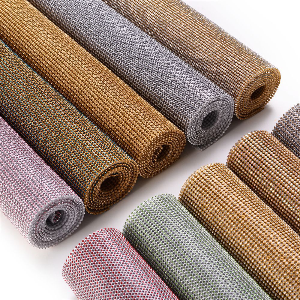 Ткань AB Crystal Mesh для одеж – обзор и цена Crystal Mesh Fabric