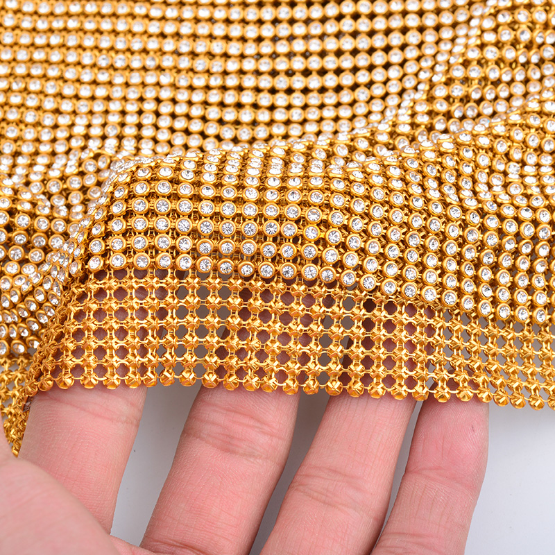 Ткань AB Crystal Mesh для одеж – обзор и цена Crystal Mesh Fabric