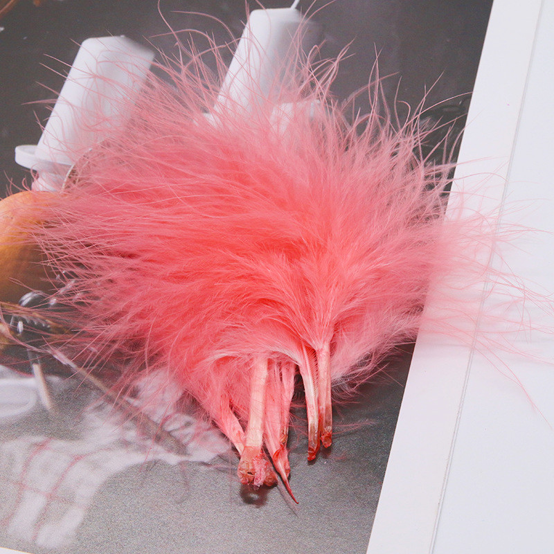 8-12 см цветной плюшевый натур – обзор и цена Feather Trim Marabou