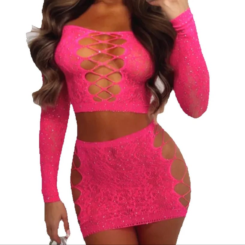 Сексуальное Сетчатое женское н – обзор и цена Crystal Mesh Fabric