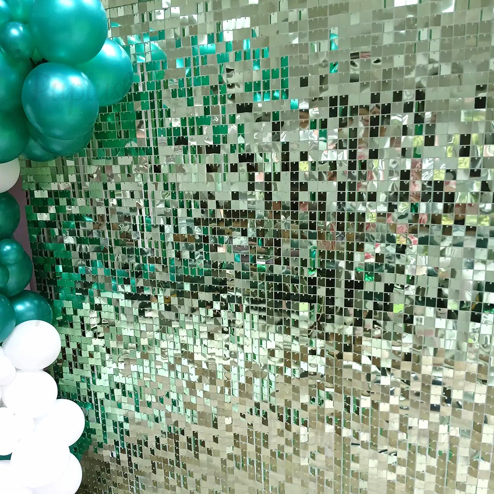 Светло-зеленые мерцающие панел – обзор и цена Sequin Fabric Panel